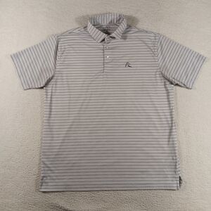Rhoback Shirt Mens XL Performance Polo Striped Golf Office Buisness Stretch
